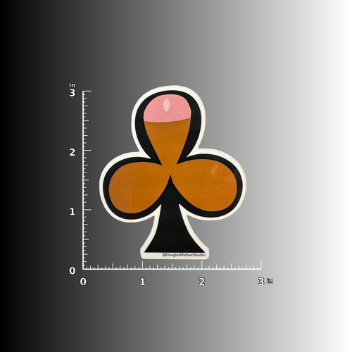 Dirty Deck™ Club Sticker – Dark
